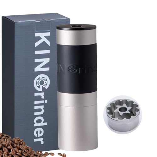 [�V���o�[]KINGrinder K2 ��҂��R�[�q�[�~�� 140�i�K���������x���� �ψꐫ�ɗD���R�j�J���������n �ő�e��20-25g