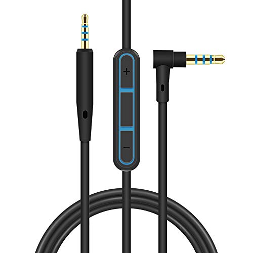 QC25 Cable Replacement Audio Extension Inline Mic/Remote Cord Bose Quiet Comfort 25 QC35/OE2/OE2i/AE2i/Soundlink/SoundTrue