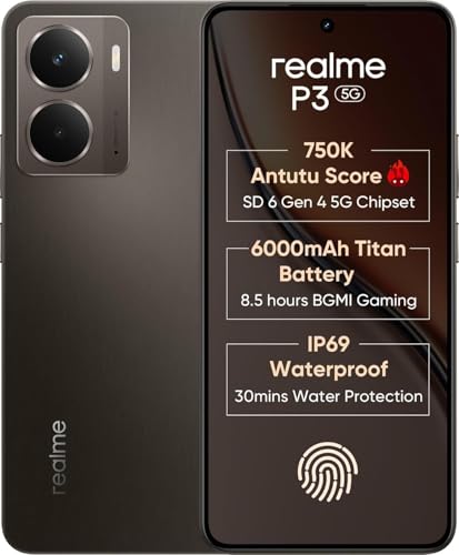Image of realme P3 Smartphone 8+256GB Comet Grey
