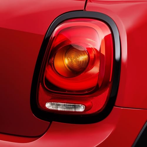 Wykończenia Osłony Reflektorów, 5 Sztuk Czarny Błyszczący Reflektor Taillight Grille Surround Osłona Wykończenia Wymiana dla Mini F55 F56 F57 One S JCW 2014