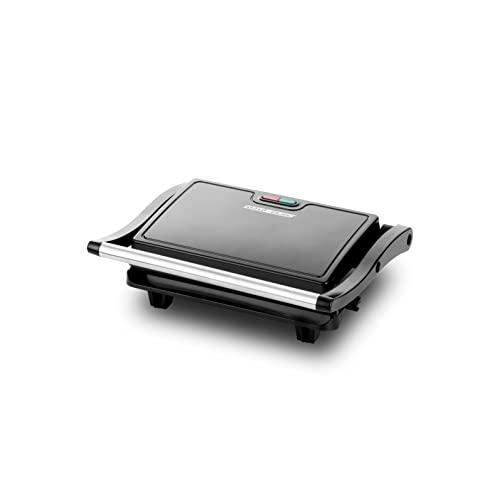 Al Saif E05327 750W Sandwich Heater, Black/Silver