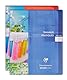Clairefontaine 950420C - Schulheft / Praxisarbeitsheft Koverbook, 17x22 cm, 32 Blatt, französische Lineatur 90g + Zeichenpapier 125g blanko, Einband aus PP, geheftet, farbig sortiert, 1 Stück