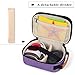 LUXJA Double-Layer Carrying Case Compatible with Cricut Easy Press Mini, Tote Bag Compatible with Cricut Easy Press Mini and Supplies (Bag Only, Patent Design), Purple