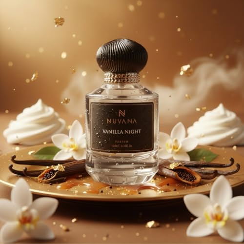 Image of Vanilla Night Luxury Parfum | Premium Sweet Vanilla Fragrance | Eau de Parfum 100ml | Long Lasting | Ideal for Special Occasions & Evenings | Gourmand Perfume