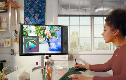 LG Ultrafine™ 27UQ850V-W.AEU Ecran PC 4K 27" - Dalle IPS résolution UHD (3840 x 2160), 5ms GtG, Display HDRTM 400, DCI-P3 98%, AMD FreeSync, inclinable, réglable en Hauteur