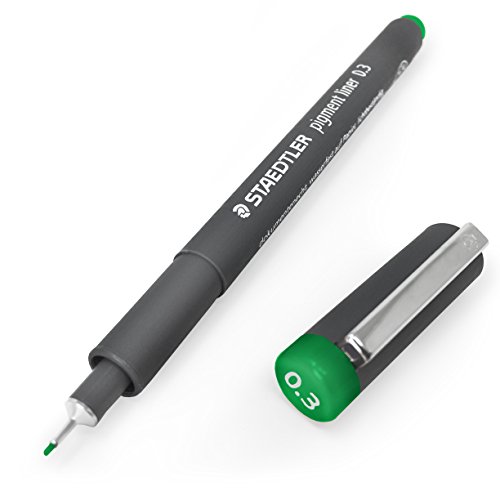 Staedtler 308 Pigment Liner Fineliner – 0.3Mm – Single – Green