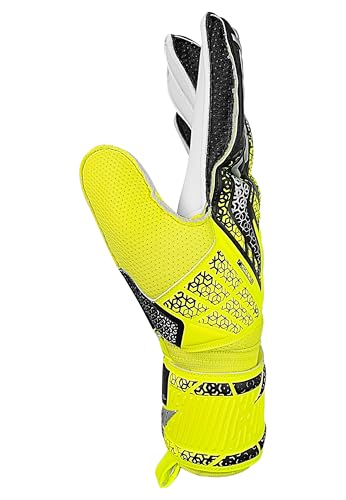 Reusch Attrakt Solid Grip - Guantes de Portero de fútbol para Adultos para Hombres y Mujeres, adecuados para Todas Las Condiciones climáticas y Superficies de Campo de Juego - imagen 3