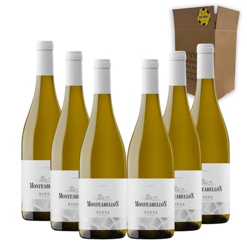Monteabellón Verdejo - Ideal para Maridar con Pescados y Arroces - Pack 6 Botellas 75cl