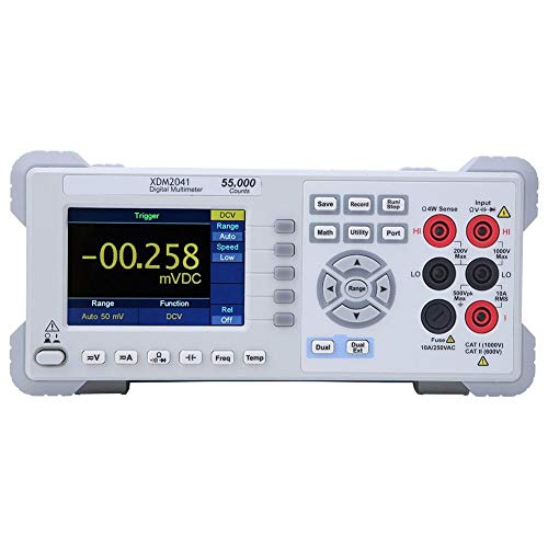 Multímetro digital XDM2041 Tensão de corrente AC DC Tela de 3,7 polegadas True RMS 55000 contagens T