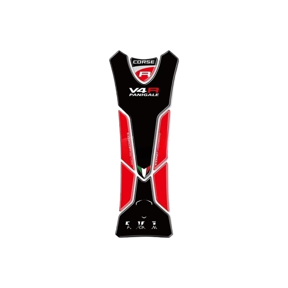 Protection réservoir moto Panigale V4 R 2019-2023 autocollant noir