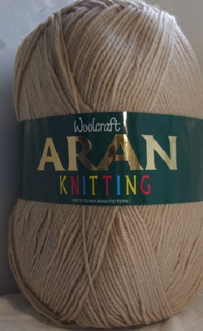 Wool Shop Aran 400g Wool/Knitting Yarn (Beige (444))