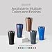 BrüMate Nav 22oz 100% Leak Proof Insulated Travel Tumbler with Magnetic BevLock™ Lid - Double Wall Cup-Holder Friendly Stainless Steel Mug (Amethyst)