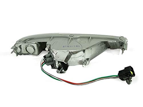 DEPO Clear Front Bumper Signal Lights with Amber Bulbs compatible with 1990-1997 Mazda MX-5 MX5 Miata
