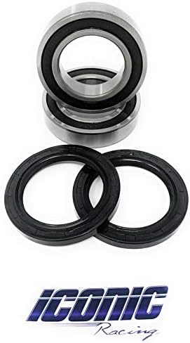 Rear Wheel Axle Carrier Bearings and Seals Kit Compatible with Yamaha YFA-1 Breeze 125 YT125 YT175 YFM125 Grizzly 125 YFS200 Blaster 200
