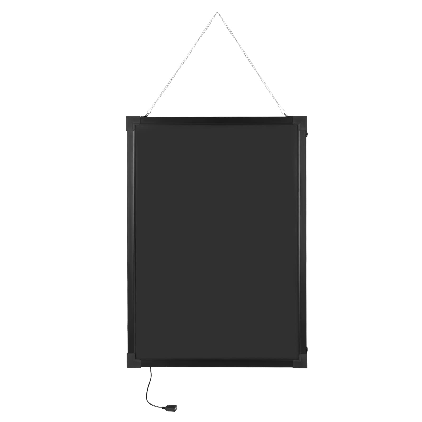 Lavagna pubblicitaria a LED, 50 x 70 cm, con 8 penne fluorescenti e telecomando, 18 combinazioni di effetti luminosi per decorazione bar, ristorante