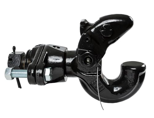 Image of Buyers Products BP760A 30 Ton Forged Swivel Pintle Hook Black Hitch