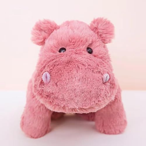 champracer Kuscheltier Rosa Nilpferd Stofftier superweiches Plüsch zum Kuscheln und Spielen, Toys Plüsch für Kinder & Erwachsene Weihnachten Geburtstagsgeschenk (35cm)