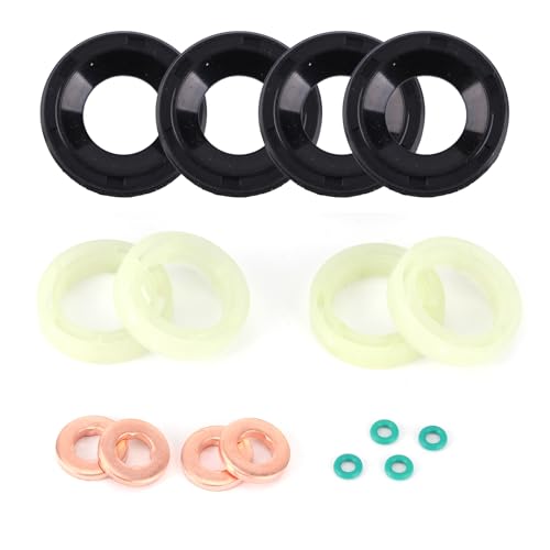 Injektor-Dichtungssatz, 1318562, 1314368, 1317370 Ersatz Passend für Citroen Berlingo C2 C3 C4, für 206 1.6HDI 110 2004-ON