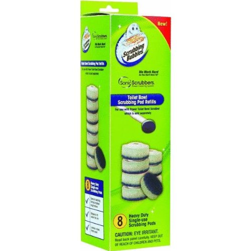Sonic Scrubber TBRF-C SonicScrubbers Power Toilet Bowl Scrubber Pad Refill