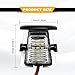 NOTISH LED License Plate Light, License Plate Light Lens, 6500K White Compatible with 2007 to 2018 JK Wrangler, OE 68064721AA