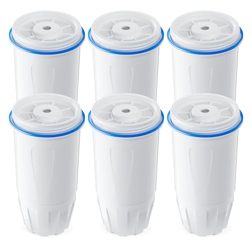 Image of BOGDA 6 Pack Water Filter Replacement Zero, 5-Stage Compatible with Zero Pitcher and Dispenser, Fit for Zero Filter Water Replacement Filters and ZR-001 ZR-017 ZR-004