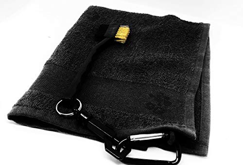 BGSP - Regalo Golf | Toalla + Cepillo Negro Unisex para Golf...