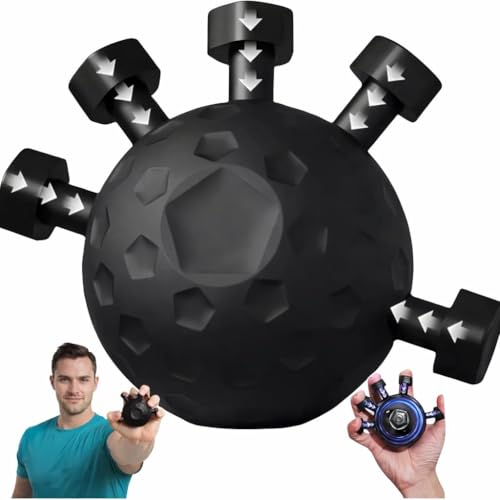 Image of Ultimate Finger Exerciser Strength Trainer Exercise Ball Hand Strengthener Hand Balls Forearms Workout Equipment for Men & Women Hand Grip Strengthener Forearm Strengthener Forearm Gripper