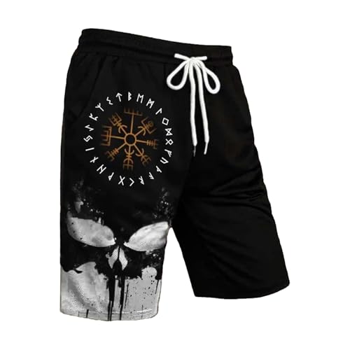 Image of Swimming Shorts Plus Size Men Summer Elastic Waist Swim Trunks with Pockets