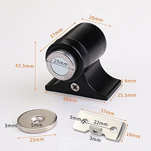 Batente de porta 304 aço inoxidável forte sucção de piso mini batente de porta ferragens de móveis (