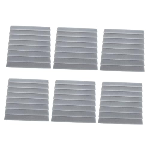 OFFSCH 6個 シアター防音パッド アコースティックフォーム ベース 減衰 音響壁 スピーカ speakers デッドニングシート 音響発泡タイル 低音ト ポリウレタン Grey