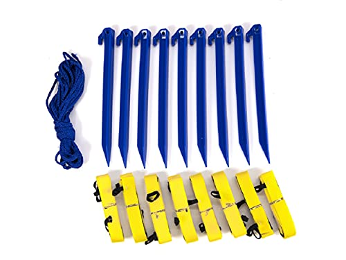 NATIV Longier-Set für Hunde, Radius 3-3,5m, Hundetraining, Longieren mit Hund