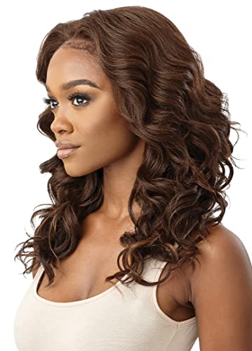 Outre Lace Front Perfect Hairline Fully Hand Tied 13X6 Hd Lace Wig Fabienne (1B) #TOP24