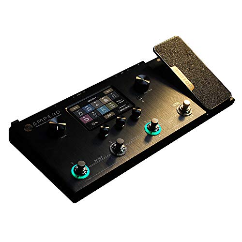 Hotone Ampero MP-100 Guitar Bass Amp Modeling IR Cabinets Simulation Multi Language Multi-Effects with Expression Pedal Stereo OTG USB Audio Interface