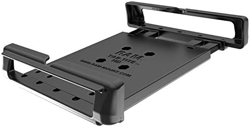RAM Mounts Tab-Tite Universal Spring Loaded Holder for 8" Tablets with Case RAM-HOL-TAB12U Compatible with RAM B 1" and C 1.5" Size Round Ball Bases