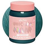 Lime Crime Full Coverage Unicorn Hair Dye, Dirty Mermaid - Damage-Free Semi-Permanent Hair Color Conditions & Moisturizes - Temporary Hair Tint Kit Has A Sugary Citrus Vanilla Scent - Vegan