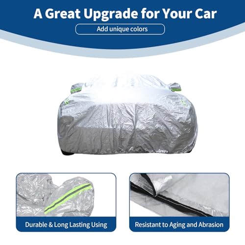 Image of for Mustang Car Cover Waterproof All Weather Full Car Covers for Ford Mustang 2009-2024 Exterior Accessories
