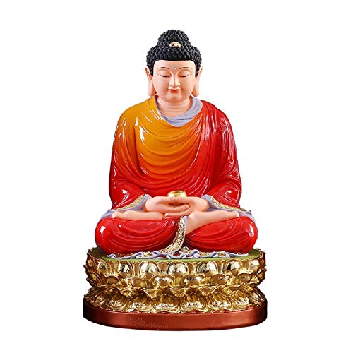 Décoration feng shui maison avec statue Bouddha en pose de méditation sereine