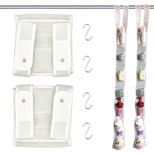 TSBSHum Mesh Shower Caddy Hanging,Hanging Organizer with 7 Pockets,Made of