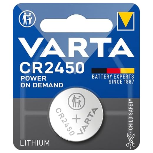 VARTA Pile a Bottone CR2450, confezione da 10, Power on Demand, Lithium, 3V, imballaggio sicuro per i bambini, per dispositivi Smart Home, chiavi dell'auto e altre applicazioni [Esclusivo su Amazon]