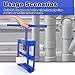 SOKO Pipe Squeeze Off Tool, Pipe Squeeze Shut Off Tool for 1/2-2.5 inch PE/PPR/PVC Gas or Water Pipe for Installation and Maintenance Pipe Blocker, Pipe Shut Off Tool