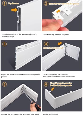 Decorative Curtain Pelmet Box - Wall/Ceiling Mount Valance with Fixing Brackets for Living Room, Stylish Window Treatment, No Track Required, Easy Installation