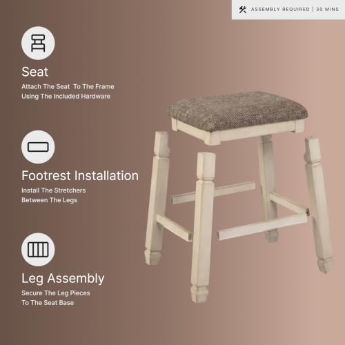 Signature Design by Ashley Bolanburg Counter Height Bar Stools, Set of 2 - image 5