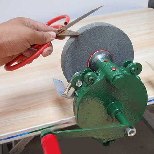 Herramienta resistente de amoladora manual de 6 pulgadas con manivela 7