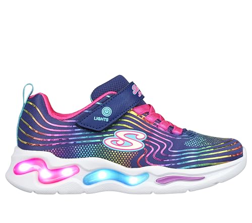 Skechers 302338L-NVMT Kids Wavy Beams Sneaker thumb #4