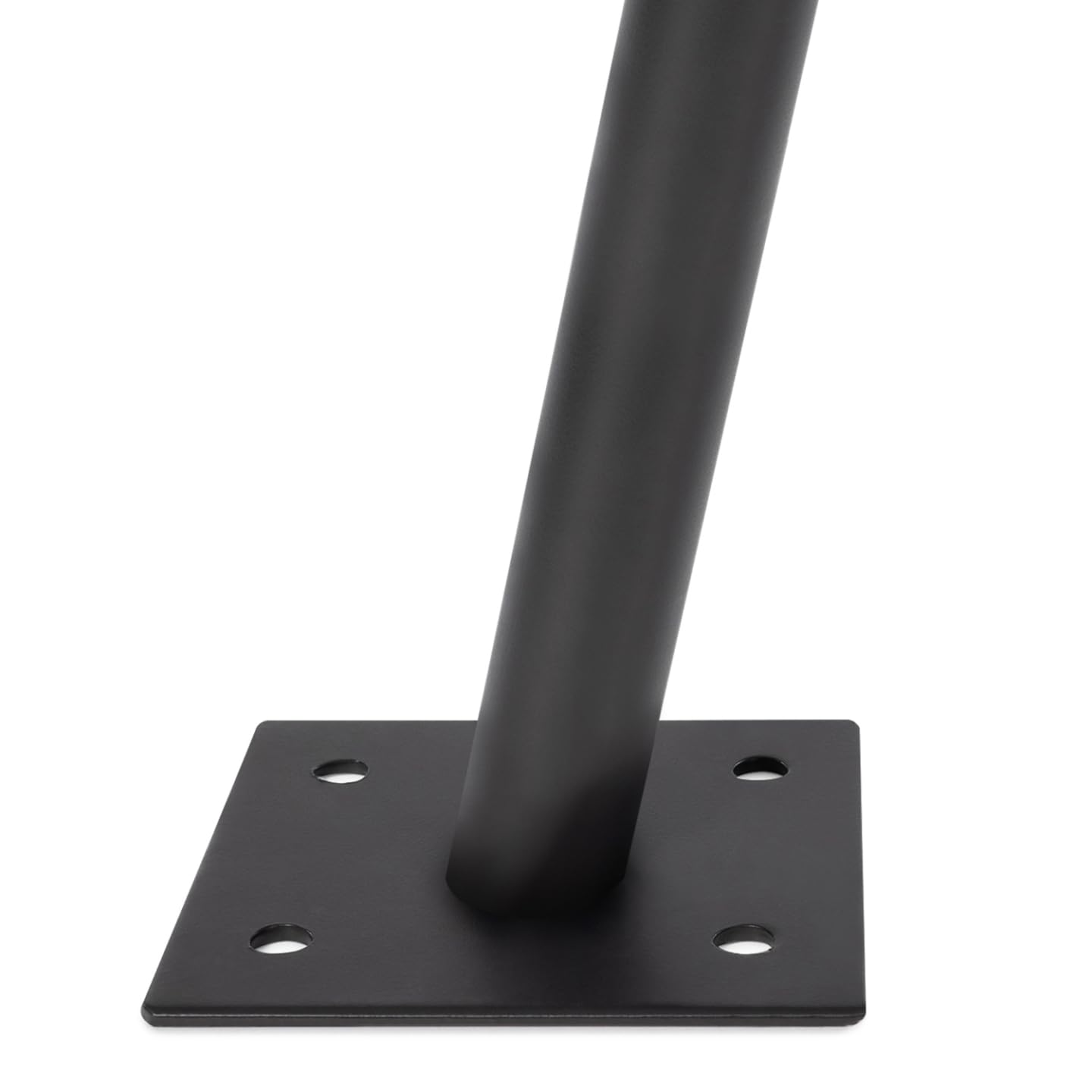 IDMarket - 2 Befestigungsstangen für Sonnensegel, Höhe 220 cm, Pfosten und Sockel aus Stahl