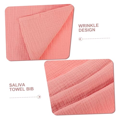 2 pcs Burping Cloths Soft Cotton Washcloths for Absorbent and Breathable Design Gentle Skin for Feeding and Spitting Up Comfortable Shoulder Coverage4