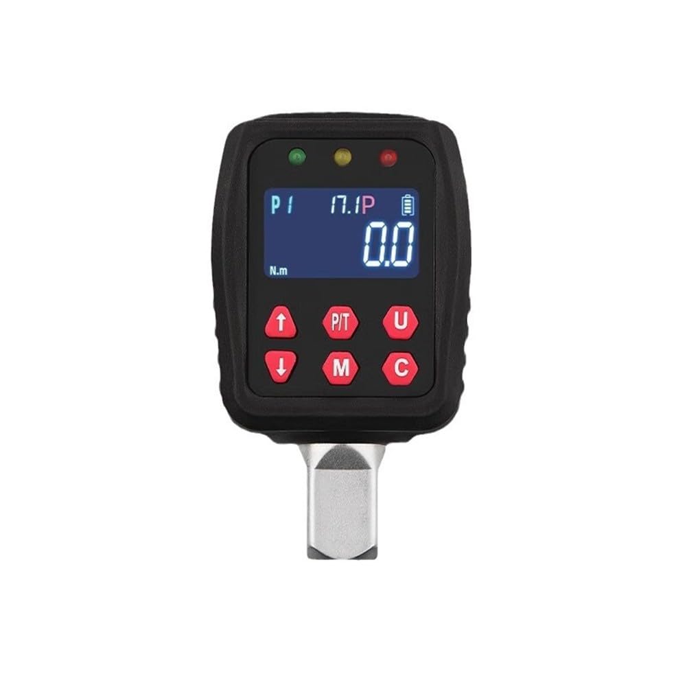 Digitales Drehmomentmessgerät mit LCD-Display, umschaltbar zwischen N·m/kgf·cm/lbf·in, präzise Messung für Mechanik und Automotive, 1/2 Zoll Anschluss, Robustes Gehäuse
