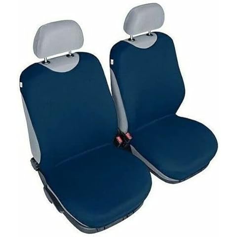 Universal Cotton Front Seat Covers T-Shirt Dark Blue for Nova Cover