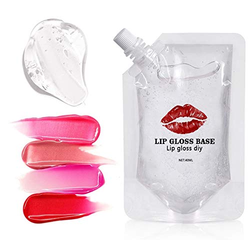 Preisvergleich Produktbild KENANLAN Lipgloss-Basis Handgemachtes Lippenstiftmaterial Antihaft-Lippenstift-Primer-Lippen-Ma... für Handgefertigte DIY-Lippenbalsame 40 Ml