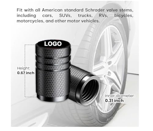 Image of Car Tyre Valve Caps - Luxurious Metal Car Accessories 2025 | Durable Valve Stem Air Covers with Logo | Stylish Car Wheel Cap Fit (SU ZU KI)